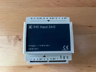 IHC Control input 24 V DC / 3 mA med 16 indgange