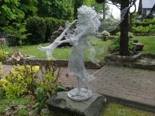 Håndlavet haveskulptur, dekoration, figur