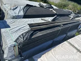 Udvendig beklædning Bergene Holm imprægneret gran sort 821 meter