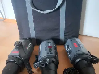 3x Bowens fotolampe