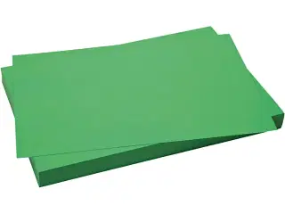 Karton, ark 50x70 cm, 270 g, græsgrøn, 10ark/ 1 pk.