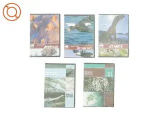 Helt nye  DVD'er med forskellige dyr (Stadig i Folie)