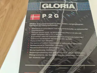 2 kg. Gloria, Pulverslukker P 2 GM