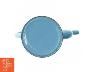 Blå vintage kaffekande (str. 18 cm)