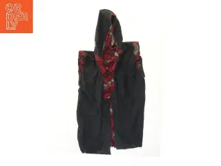 Vendbar vest med hætte til rollespil mv (str. bryst 50 cm, længde 75 cm)