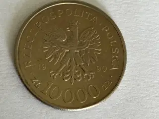 10000 Zlotys Solidarność 1993 Poland