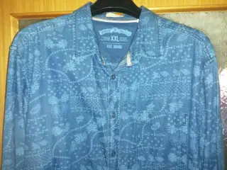 ESPRIT, CHAMBRAY SKJORTE, SOM NY, 2XL