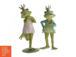 Frø prins og prinsesse dekoration (str. 16 cm)