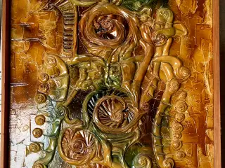 Imponerende Bent Werner relief