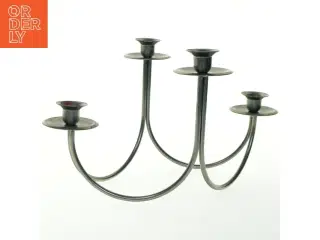Metal lysestage til fire lys (adventsstage) (str. 36x23x21 cm)