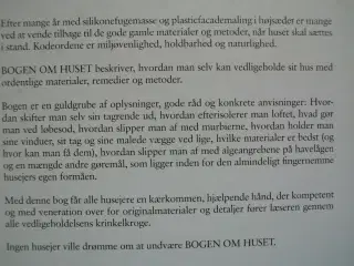 bogen om huset, af søren vasegaard, emne: hus og h