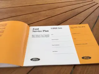 Ford escort instruktionsbog ubrugt 