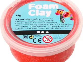 Foam Clay®, rød, 35g/ 1 ds.