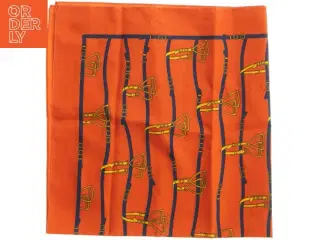 Silketørklæde med mønster (str. 70x70 cm)