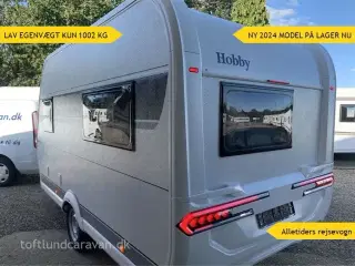 2024 - Hobby On Tour 390 SF   LAV VÆGT, STOR LASTE-EVNE, SUPER SMART NY 2024 på lager til omgående levering!