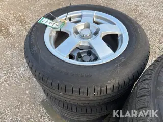 Dæk med alufælge