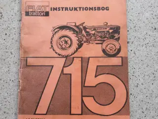 Instruktionsbog Fiat 715