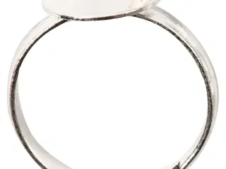 Forsølvet Fingerring - 3 Justerbare Ringe til DIY