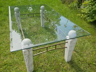Sofabord af Glas og Sten – God Stand