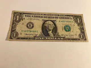 One Dollar USA 1974