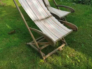 2 stk gynge liggestole