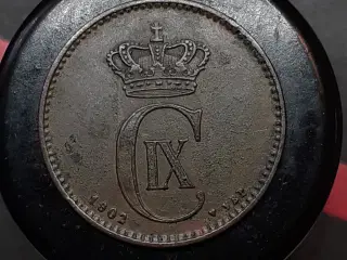 2 øre 1902, pæn mønt