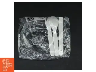 Plastikbestikssæt Rasmus Klump (str. 14 cm)