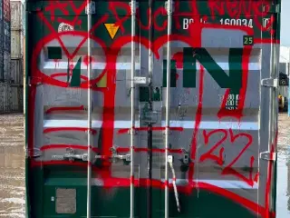 20 fods Isoleret Container- Står i Hvidovre