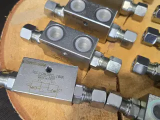 HYDRAULISK KONTRAVENTIL »LOCK« VBPDE 3/8« DOBBELTV