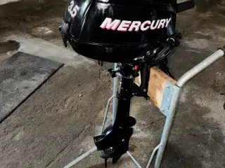 Mercury 3,5hk 4 takt 2017 kørt 3 timer 