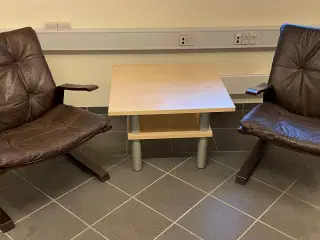 2 læderstole