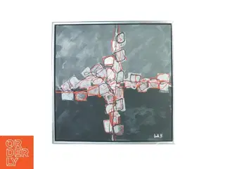 Maleri af Annette b fra Spenner Art (str. 60 x 60 60 x 60 åh gud kan du piske mig i øret mand )