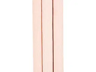 Crepepapir, ark 25x60 cm, Stræk/crepe: 180%, 105 g, soft rosa, 3ark/ 1 pk.