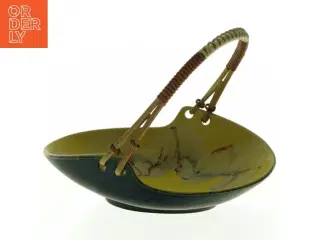Retro Keramikskål med hank (str. 17 x 14 cm)