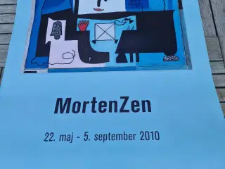 MortenZen museumsplakat 70x50cm 
