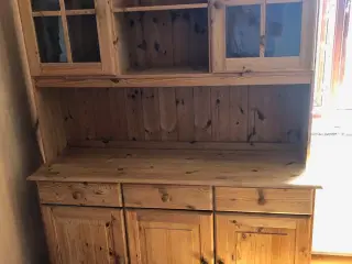 Købmandsdisk med Vitrine