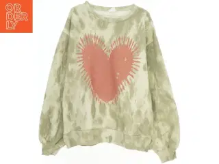 Sweatshirt med hjerte fra H&M (str. 152)