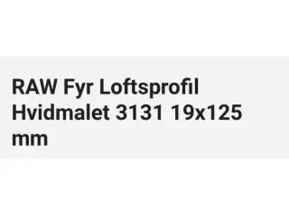 Loftprofil brædder 