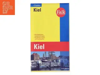 Bykort over Kiel fra Falk (Bog)