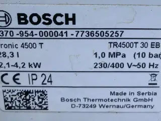 Bosch vandvarmer