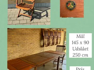 Teak havemøbler fra NAUTEAK 
