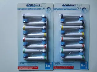 Dentalux børstehoveder til Dentalux elektrisk