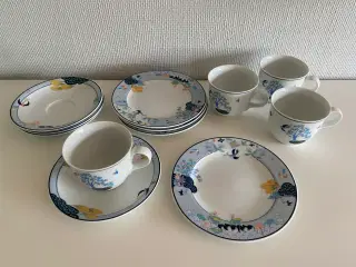 Blue Garden - Royal porcelain Tailand