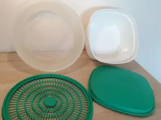 Tupperware skylle si og stor bøtte (sæt)