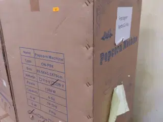 Popkornmaksine (ny i kasse)