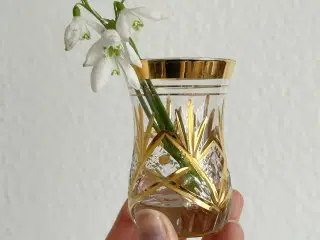 Teglas m gylden deko