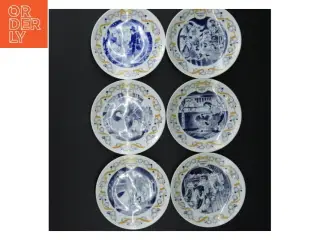 Hans Christian Andersen eventyr tallerkener fra Lise Porcelain (str. Ø 13,5 cm)