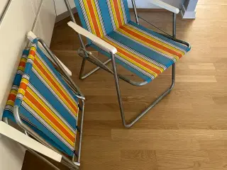 2 stk. RETRO campingstole