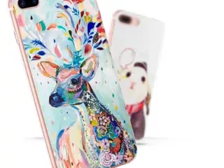 Silikone cover med rensdyr krondyr hjort iPhone 