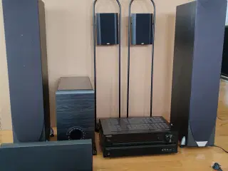 Surround anlæg. Jamo/Onkyo